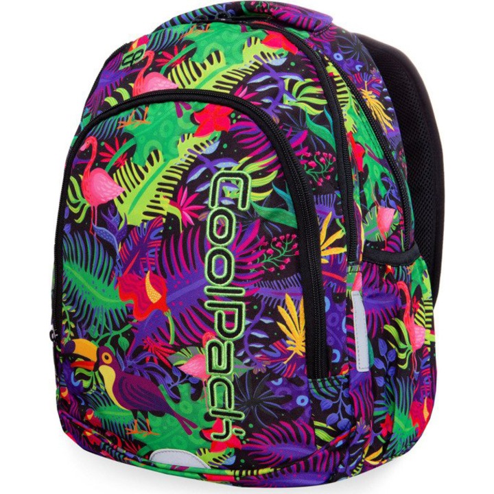 Coolpack - Prime iskolatáska, hátizsák - 3 rekeszes - Jungle (B25041)
