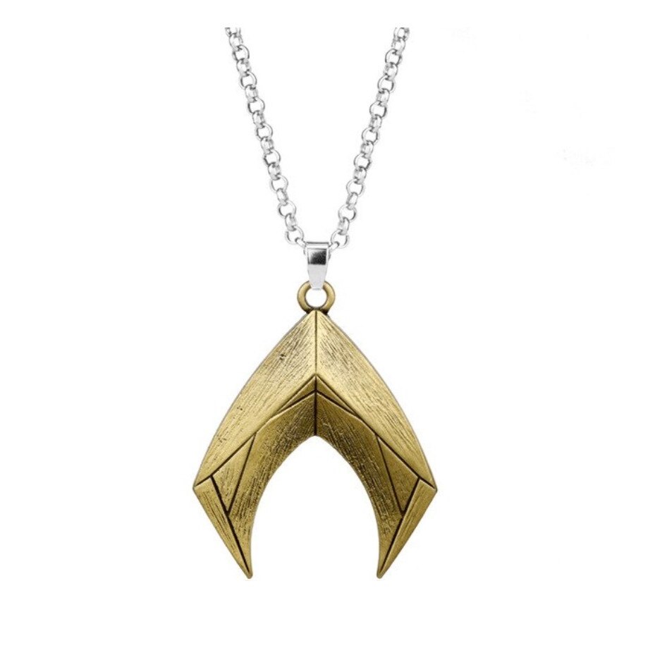 Lantisor cu pandantiv sigla lui Aquaman, bronz