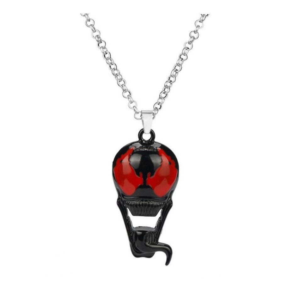 Lant cu medalion Venom's Mask, colectia Marvel, negru