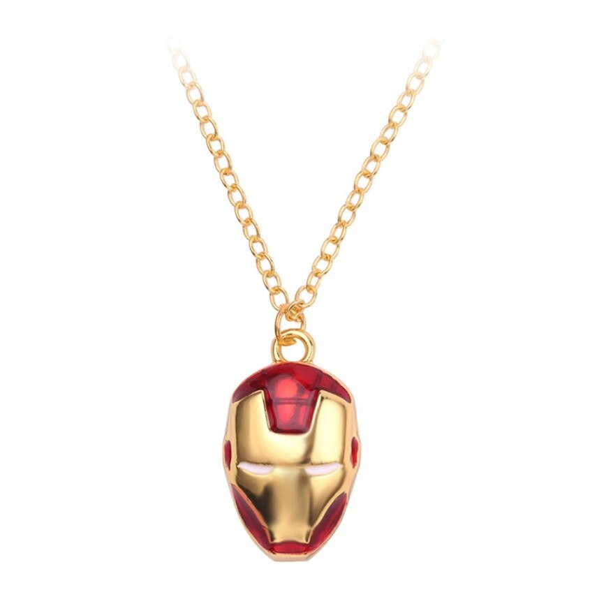 Lant cu Pandantiv Ironman's Mask, colectia Marvel, auriu