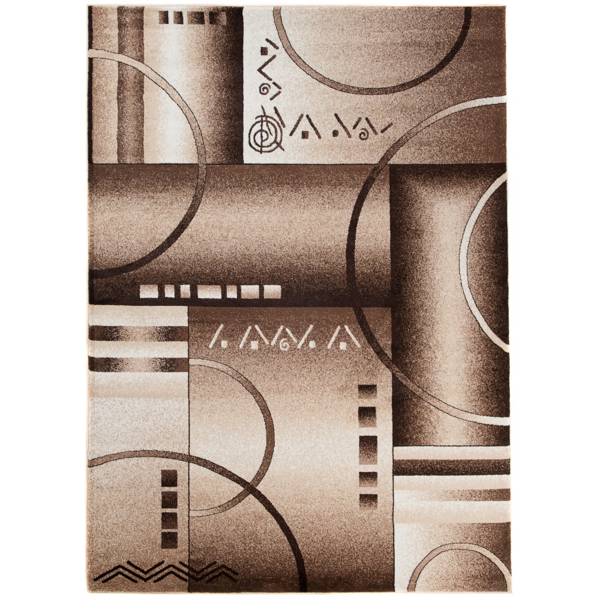 Covor Tango Modern Patchwork Abstract Chemex L820A BOU bej 140x190