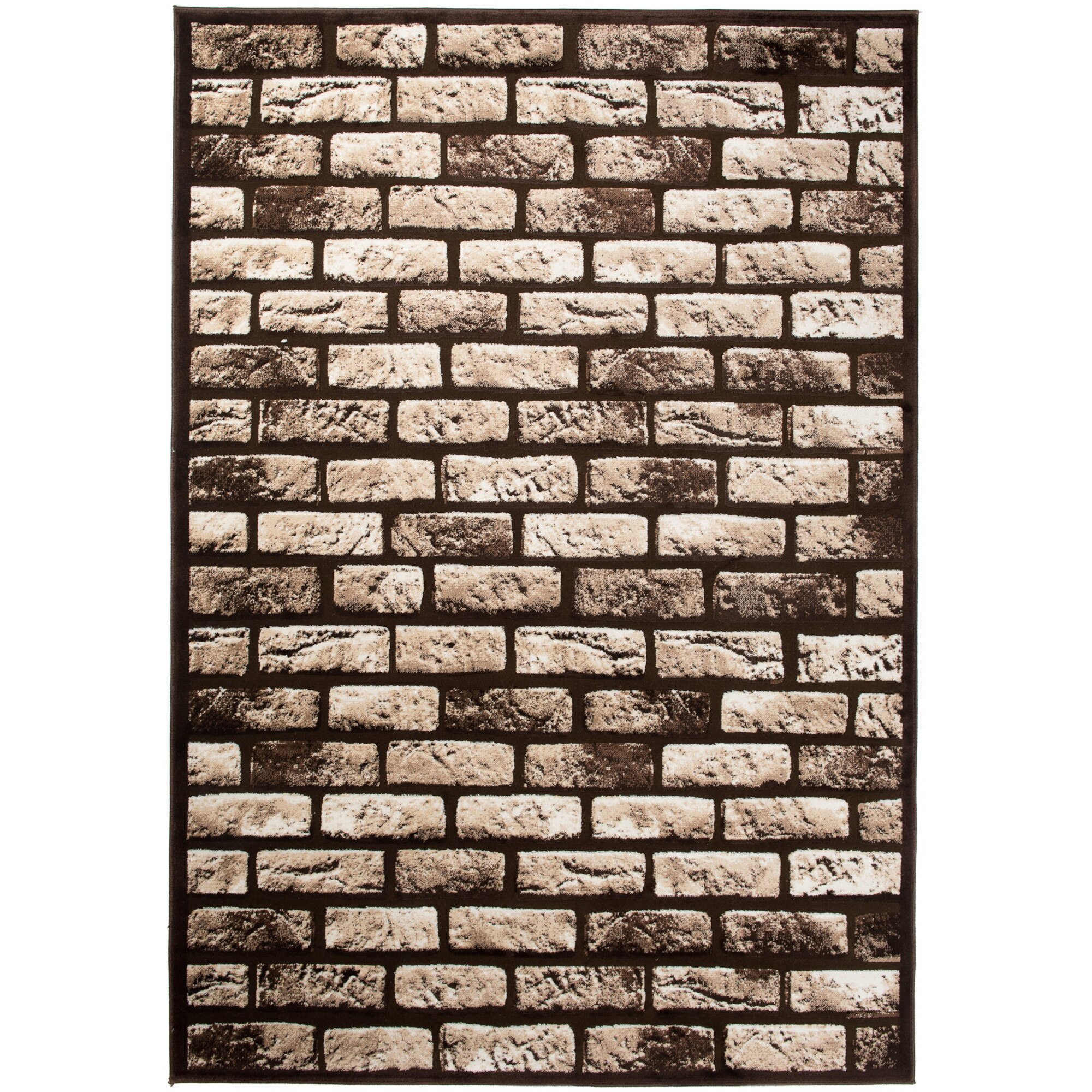 Covor Tango Modern Patchwork Abstract Chemex Z238A BOU maro 140x190