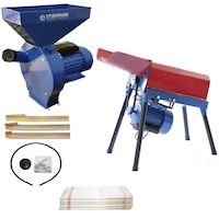 oferta promo 2019 moara pentru uruiala si cereale ruseasca uralmash 35 kw  batoza de porumb simpla 15 kw 100 cupru imagen 3_0_
0