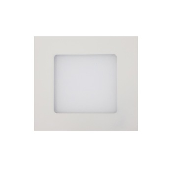 Panou LED de tip Spot, Incastrabil, 6 W, A, 6500K, Patrat, Lumina alba Panou LED de tip Spot, Incastrabil, 6 W, A, 6500K, Patrat, Lumina alba