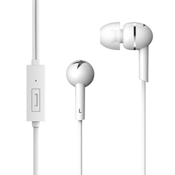 Casti GENIUS smartphone (intraauriculare) cu microfon, albe Casti GENIUS smartphone (intraauriculare) cu microfon, albe