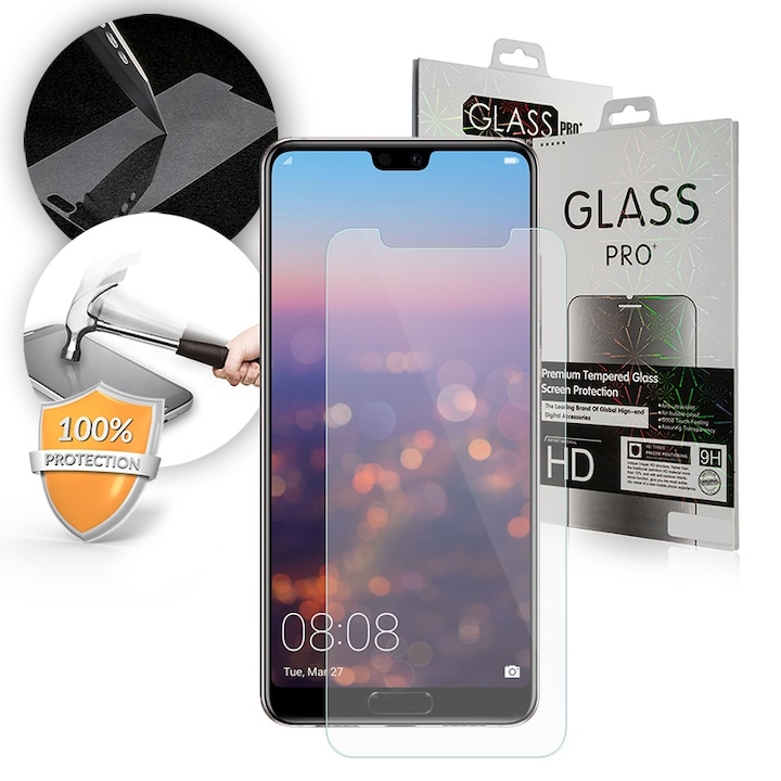 Стъклен протектор ProtectGSM, за Huawei - P20 Pro