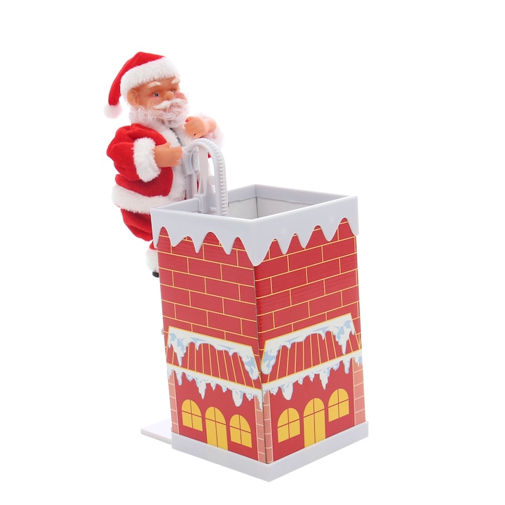 Анимирана фигура, Дядо Коледа на комина, Hoff, захранване с батерии