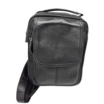 Geanta barbati, negru, din piele naturala, cu maner, dimensiune 25/20/6 cm Geanta barbati, negru, din piele naturala, cu maner, dimensiune 25/20/6 cm