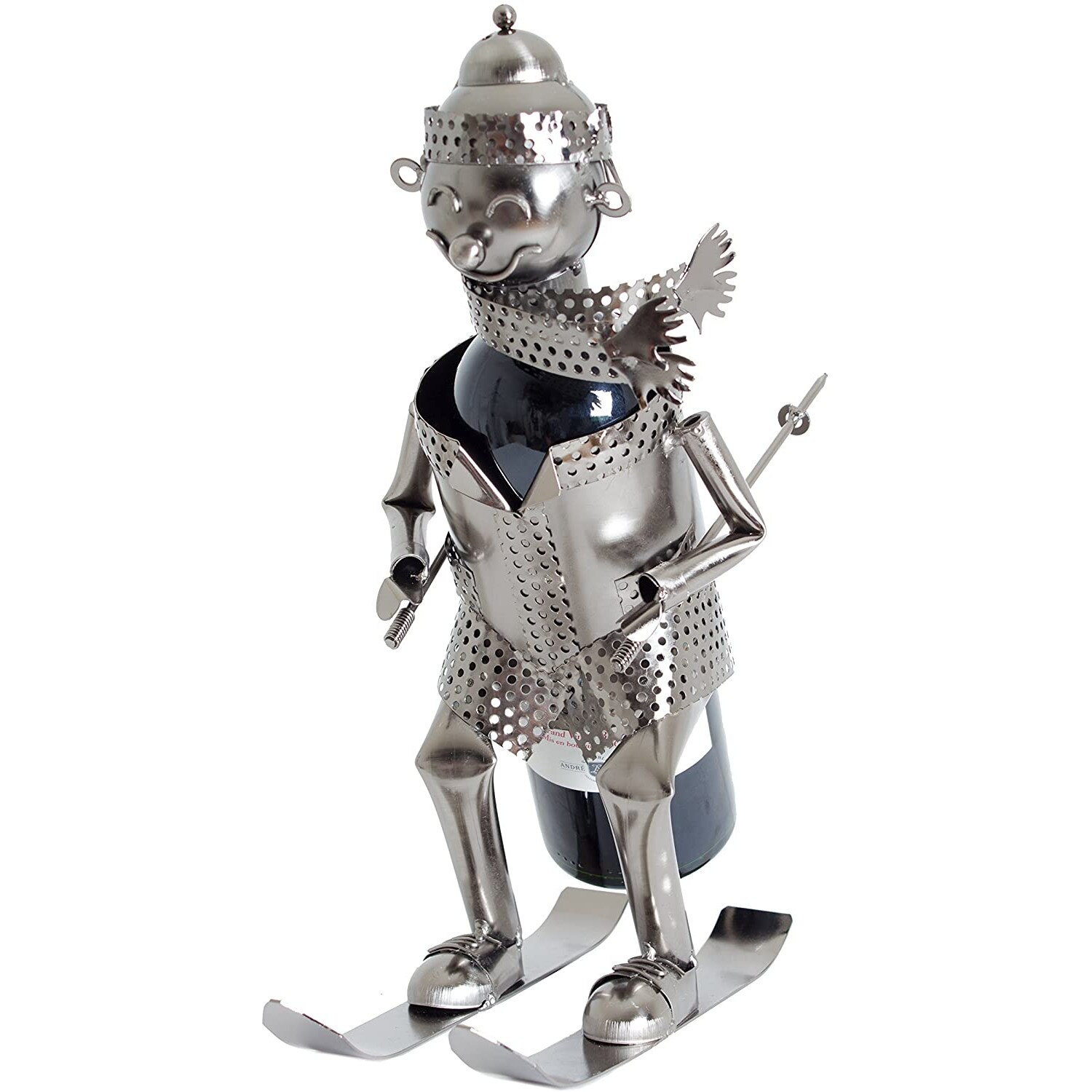 Suport pentru sticla vin din metal Skior H 34.5 x l 27cm