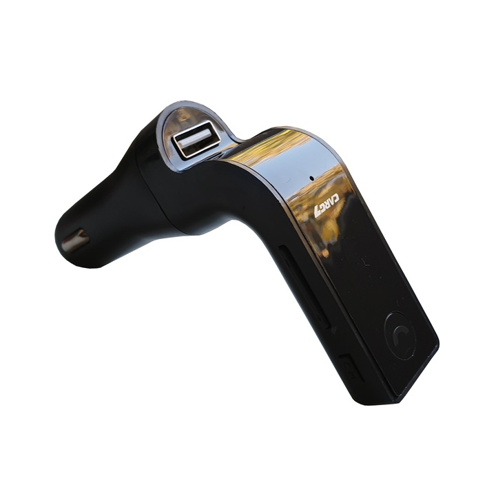 Modulator FM Bluetooth , USB , Card MicroSD , Ecran LCD , Negru