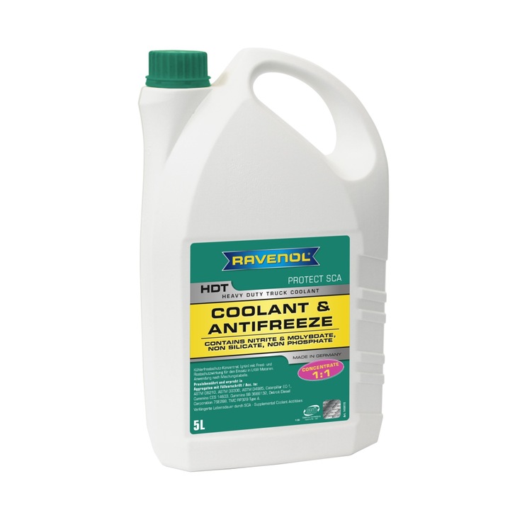 Антифриз RAVENOL HDT HEAVY DUTY TRUCK COOL. CONCENTRATE 5Л
