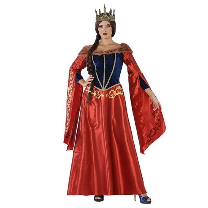 Costumatie Regina Medievala Rosu M-L