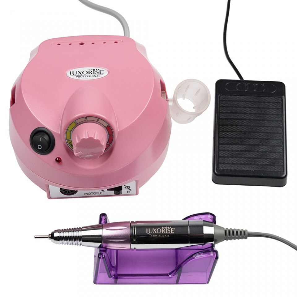 Pila electrica profesionala PowerPRO Elite LUXORISE Germania, 30.000 RPM - Pink