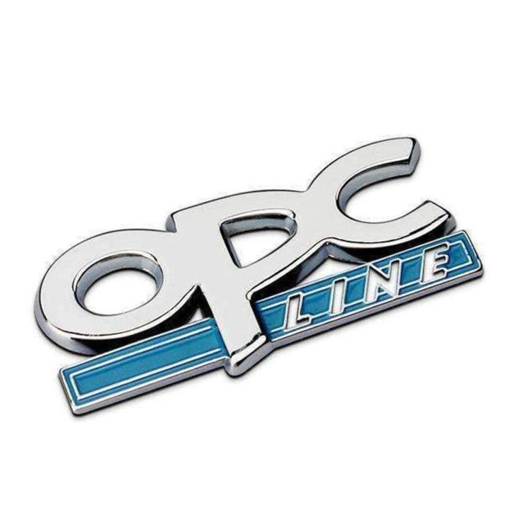 OPC Line fém embléma/dísz, króm/ezüst matrica