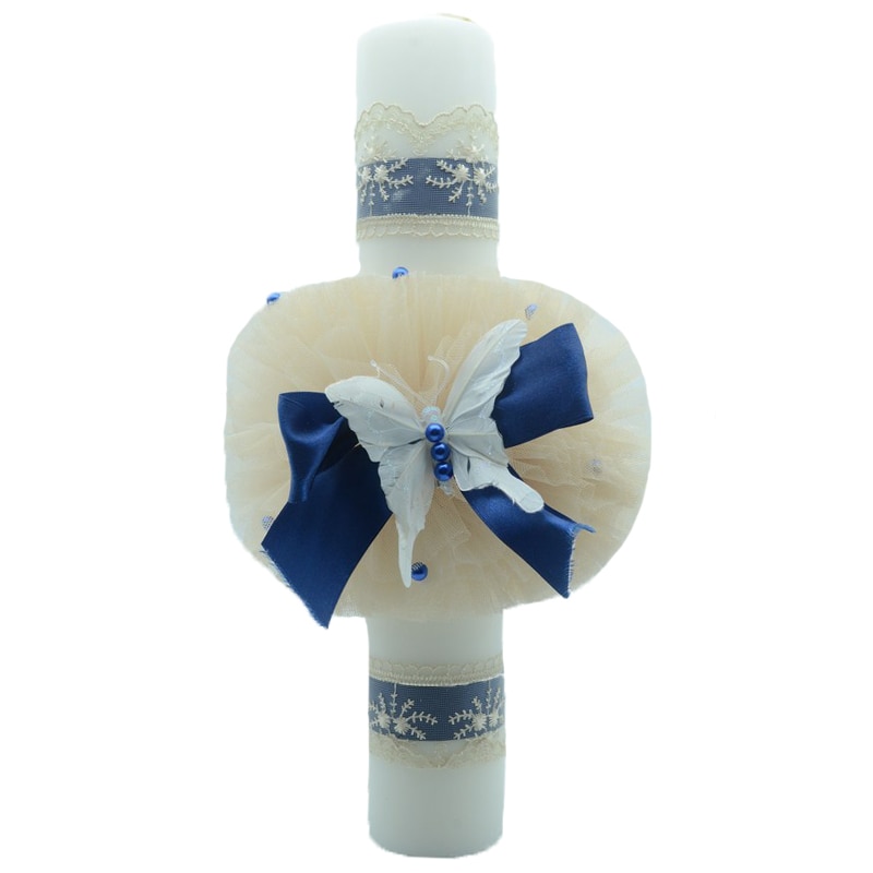 Lumanare pentru botez 40 x 7 cm NN LB-B5, Multicolor