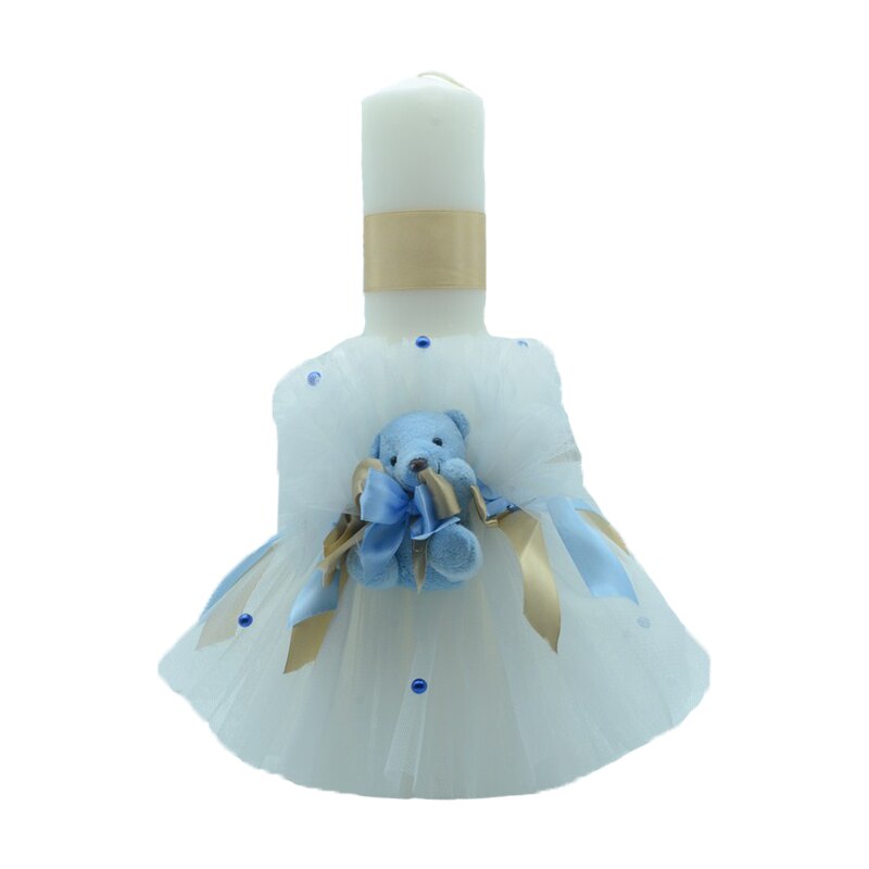 Lumanare pentru botez 40 x 7 cm NN LB-B2, Multicolor