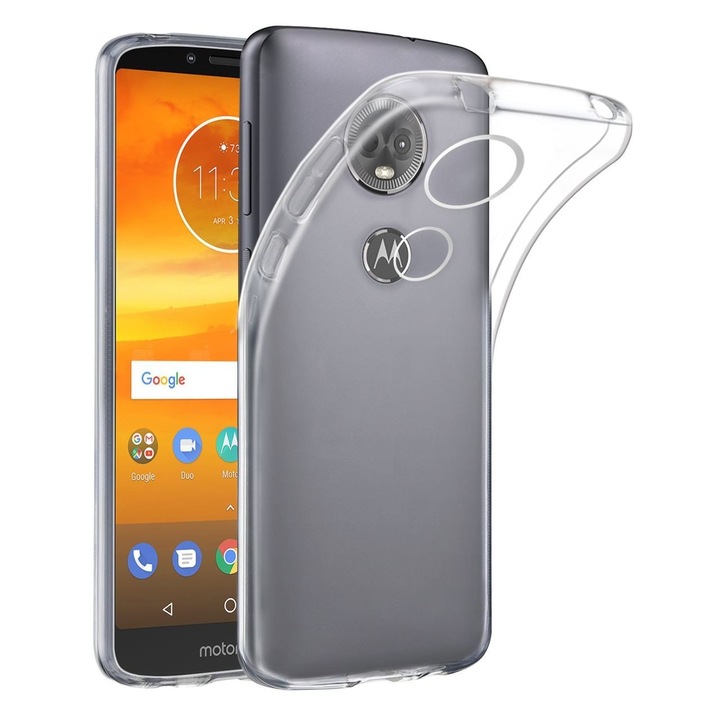 Силиконов гръб Omni Ultra за Moto E5+, Прозрачен