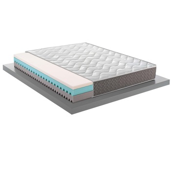 Saltea, ortopedica, MENTOR, Bioeco plus med 4D EVO, 160X200X25 cm, 5 cm spuma de memorie, moale Saltea, ortopedica, MENTOR, Bioeco plus med 4D EVO, 160X200X25 cm, 5 cm spuma de memorie, moale