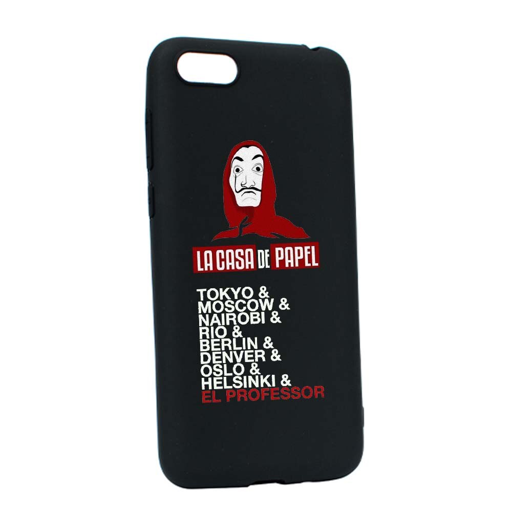 Husa de protectie La Casa de Papel pentru Apple iPhone 6 / 6S, rezistenta la uzura, anti-alunecare, din silicon Premium, B296