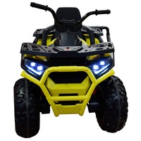ATV electric 4x4 Premier Desert, 12V, roti cauciuc EVA, MP3, galben