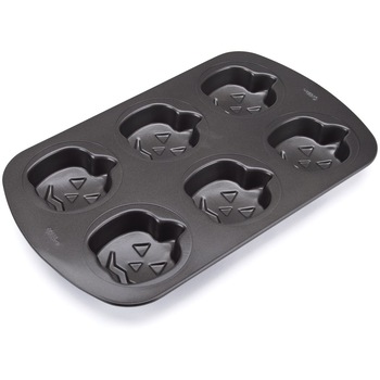 Forma de copt dovleac Halloween, Wilton, 6 cavitati Forma de copt dovleac Halloween, Wilton, 6 cavitati