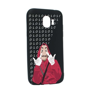 Husa de protectie La Casa de Papel pentru Samsung Galaxy J4 2018, rezistenta la uzura, anti-alunecare, din silicon Premium, B297 Husa de protectie La Casa de Papel pentru Samsung Galaxy J4 2018, rezistenta la uzura, anti-alunecare, din silicon Premium, B297