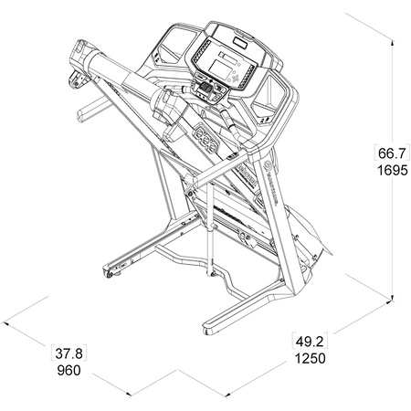 Banda alergare profesionala Nautilus T628, motor 3.5CP, buetooth, greutate maxima utilizator 158 kg