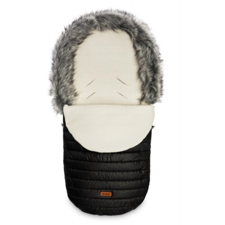 Зимно покривало Sensillo Elf Polar 100 x 46 см, черна