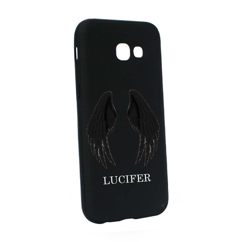 Husa de protectie Lucifer pentru Samsung Galaxy A5 2017, rezistenta la uzura, anti-alunecare, din silicon Premium, B298