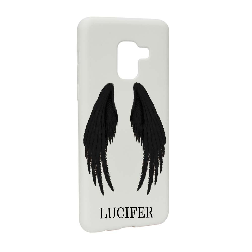 Husa de protectie Lucifer pentru Samsung Galaxy A5 2018, rezistenta la uzura, anti-alunecare, din silicon Premium, W298