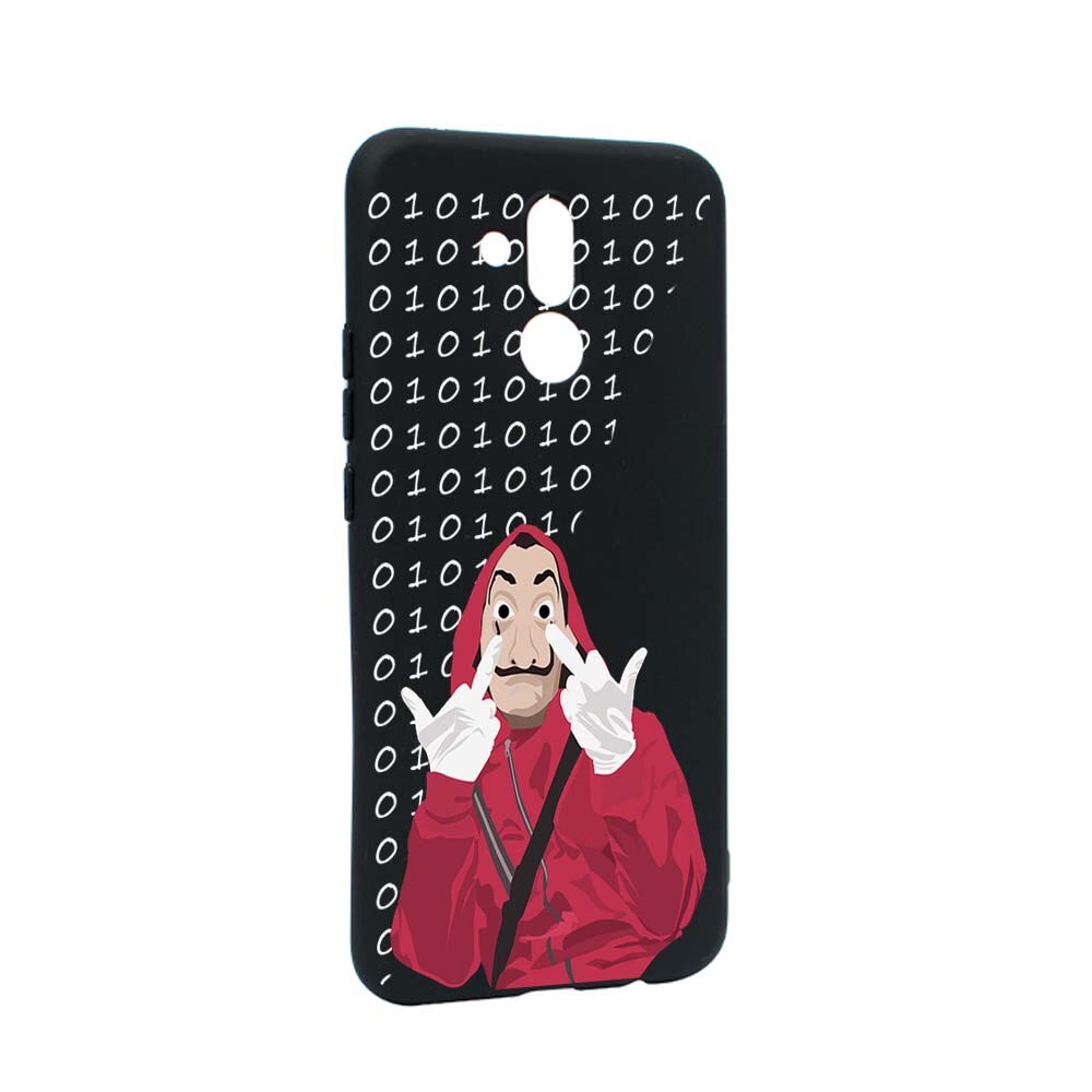 Husa de protectie La Casa de Papel pentru Huawei Mate 20 Lite, rezistenta la uzura, anti-alunecare, din silicon Premium, B297