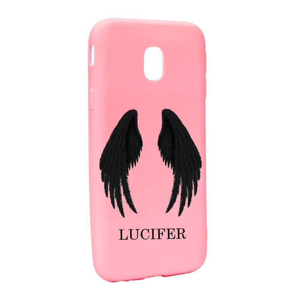 Husa de protectie Lucifer pentru Samsung Galaxy J7 2017, rezistenta la uzura, anti-alunecare, din silicon Premium, P298
