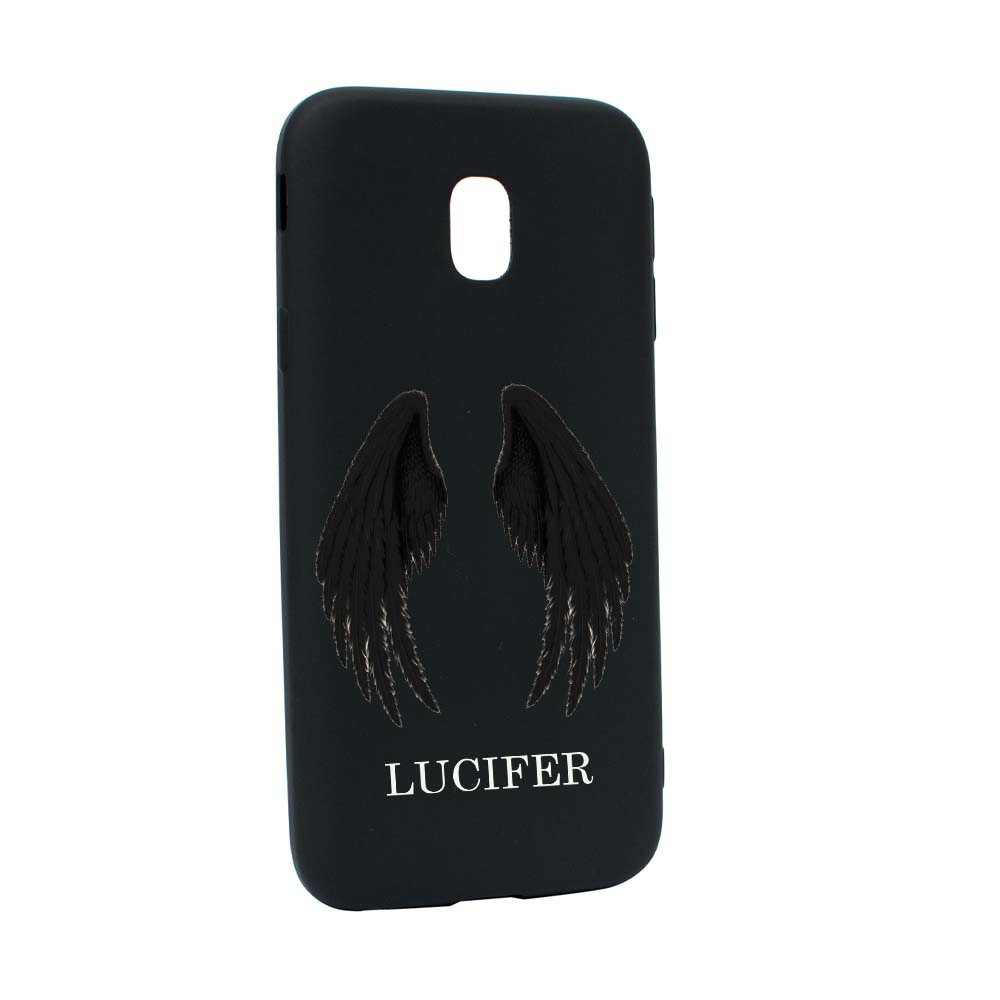 Husa de protectie Lucifer pentru Samsung Galaxy J7 2017, rezistenta la uzura, anti-alunecare, din silicon Premium, B298