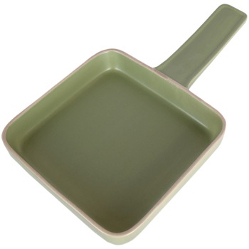Tava pentru cuptor tip farfurie pentru servire, Gusta, ceramica, cu coada manuire, ramekin, 25 x 14.5 x 5 cm Tava pentru cuptor tip farfurie pentru servire, Gusta, ceramica, cu coada manuire, ramekin, 25 x 14.5 x 5 cm