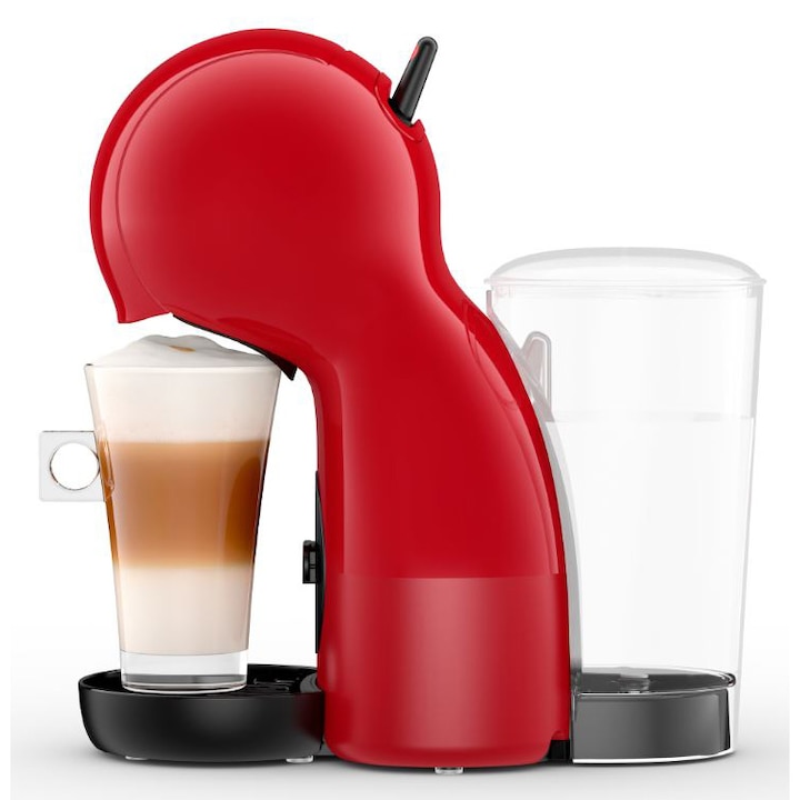 Krups KP1A05 Piccolo XS kapszulás kávégép, piros, 15 bar, Extra kompakt, Csúszásgátló rendszer, Kivehető víztartály