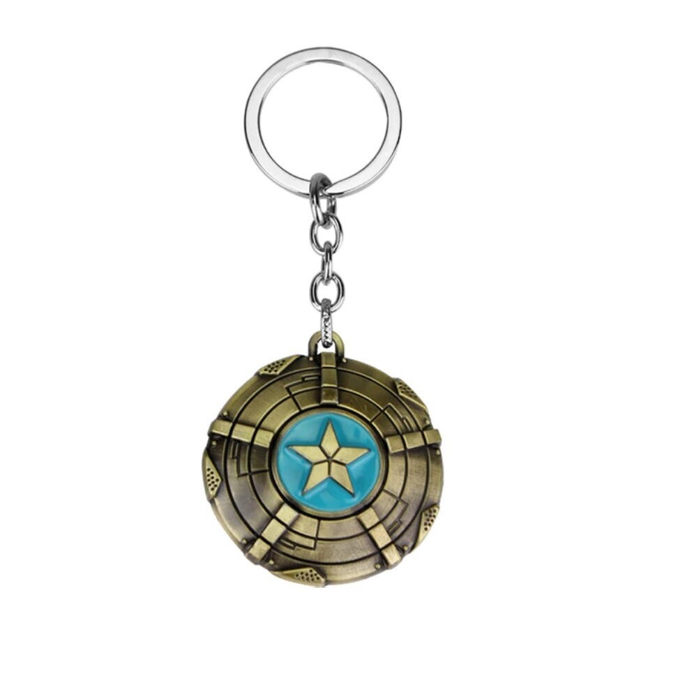 Breloc Mega Shield of Captain America, Colectia Avengers, bronz