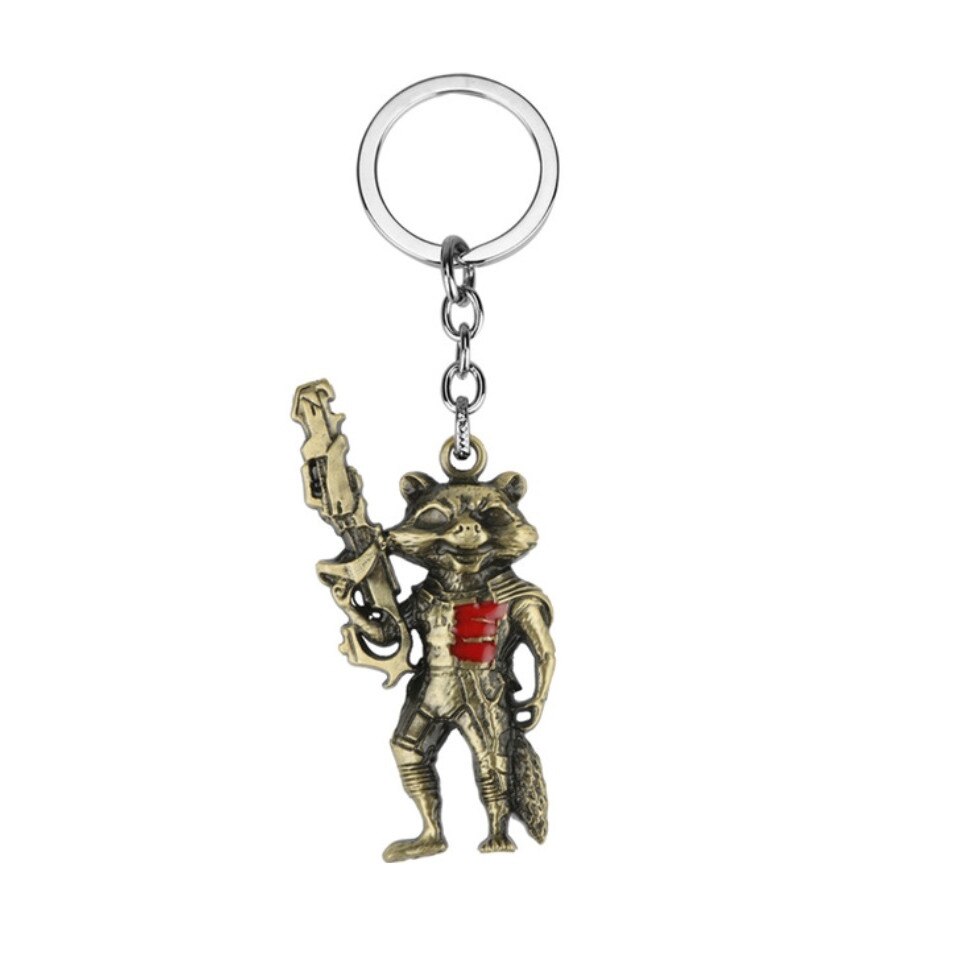 Breloc Rocket din Gardienii Galaxiei, Colectia Marvel, bronz