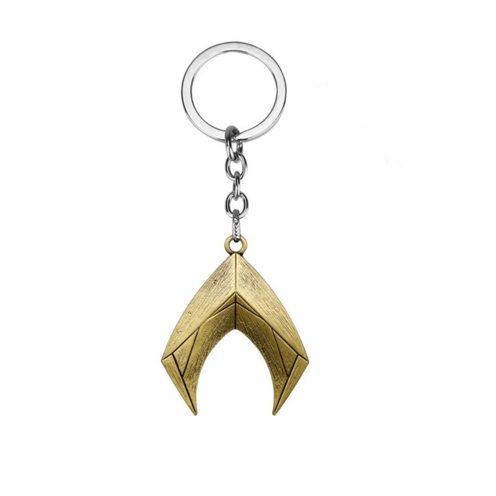 Breloc emblema aurie a filmului Aquaman, Colectia DC Comics