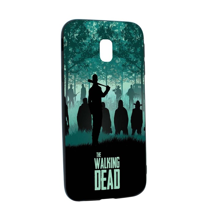 Husa de protectie The Walking Dead pentru Samsung Galaxy J7 2018, rezistenta la uzura, anti-alunecare, din silicon Premium, B300