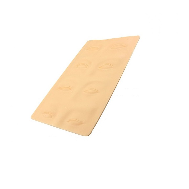 Piele Practica Micropigmentare, sintetica, cu modele ochi