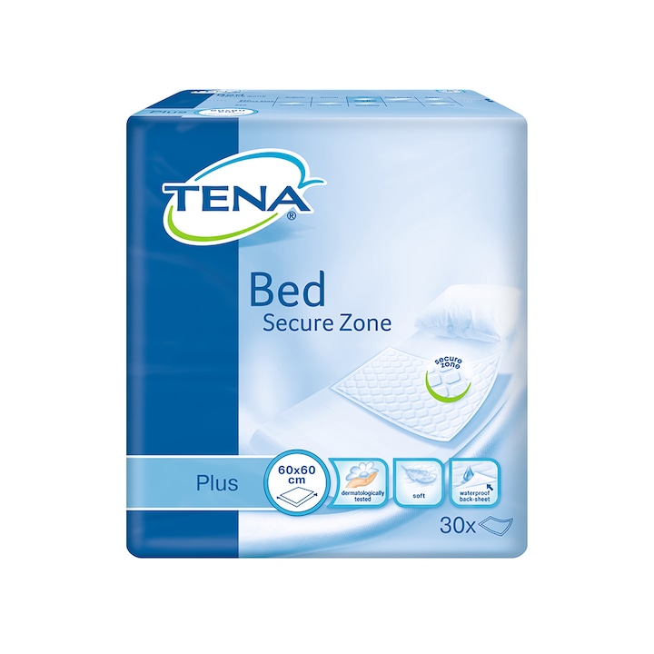 Tena Bed Plus felnőtt pelenka, 60 x 60 (30 db)