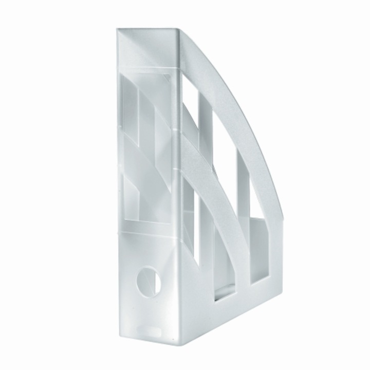 Suport dosare Herlitz, plastic, Alb