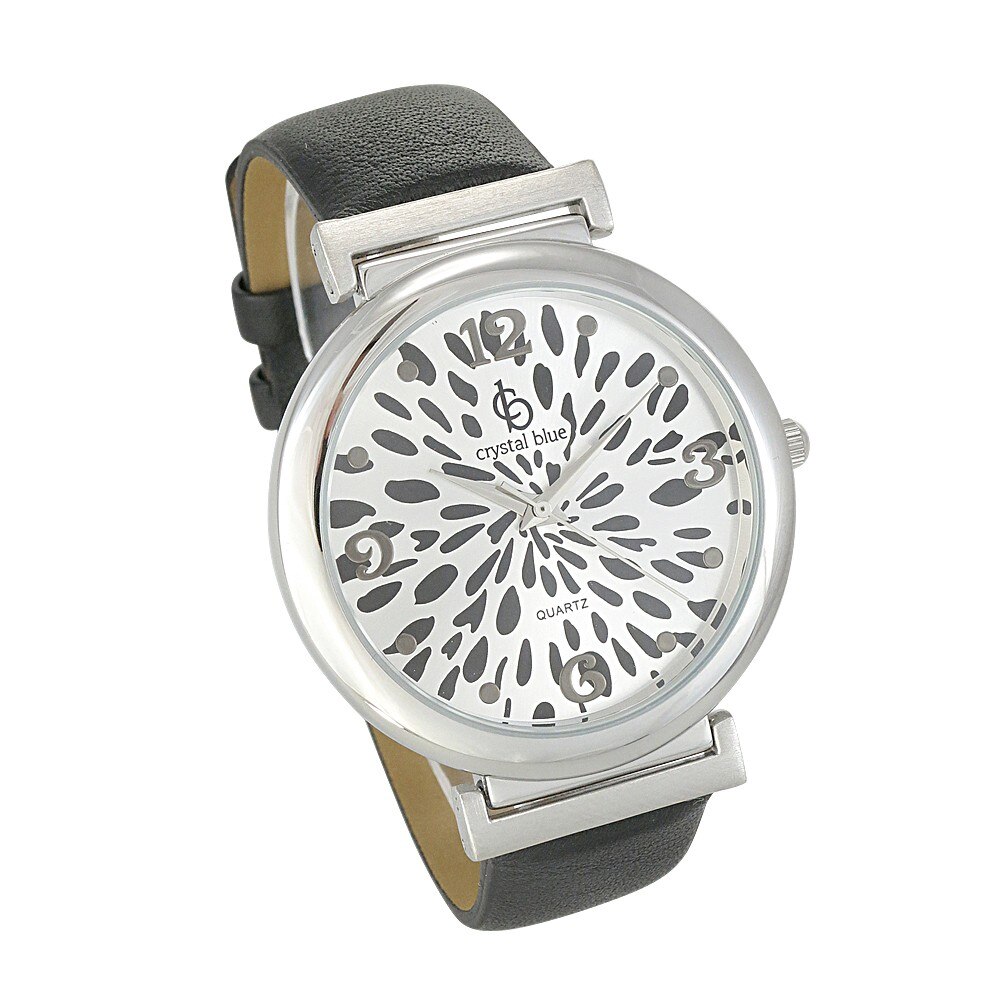 Ceas dama Crystal Blue Black Drop