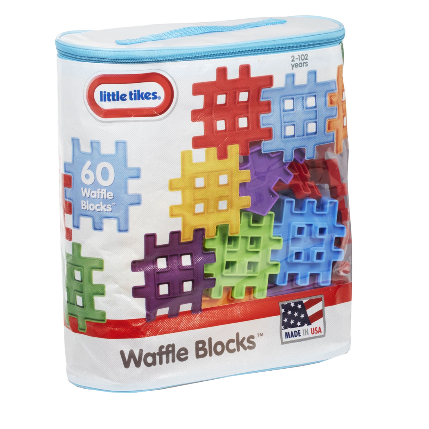 Set de constructie Little Tikes - Waffle Bloks, 60 piese