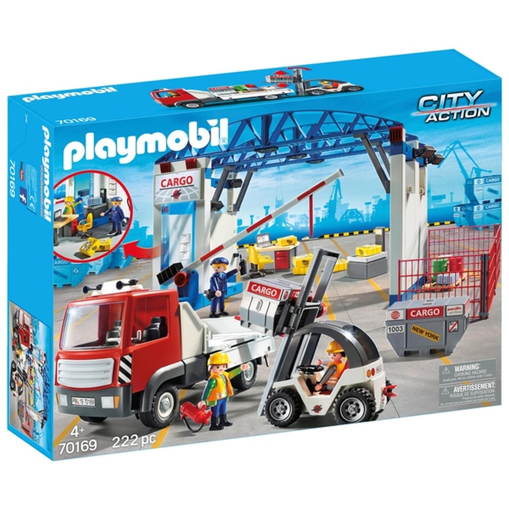 Playmobil City Action - Terminal de incarcare marfa