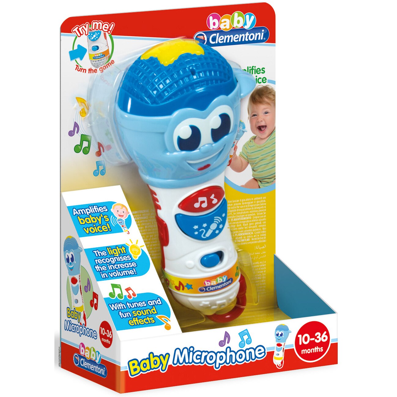 Jucarie Baby Clementoni - Microfon interactiv