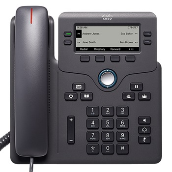 Telefon IP Cisco 6841 Phone for MPP, NB Handset, CE Power Adapter, 2x10/100/1000Base-T, Negru Telefon IP Cisco 6841 Phone for MPP, NB Handset, CE Power Adapter, 2x10/100/1000Base-T, Negru