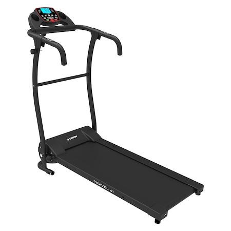 Banda de alergat electrica Orion Travel J1, greutate suportata 100 kg, 12 programe presetate, pliabila, viteza maxima 10km/h