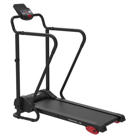 Banda de alergat electrica Orion Travel J2, greutate suportata 110kg, inclinare manuala, pliabila, roti transport