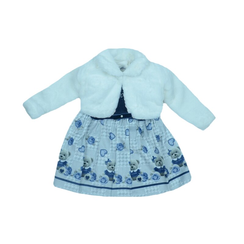 Compleu 3 piese fetite Happy House HH211-B1, Multicolor